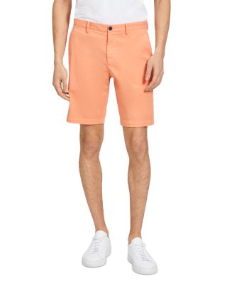 Theory 'zaine Patton' Slim Fit Shorts In Vivid Coral