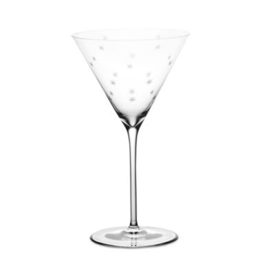 Richard Brendon - Cocktail Collection Star Cut Martini Glass, Set of 2
