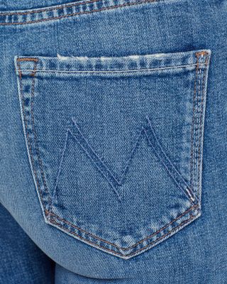 MOTHER High Waisted Rider Skimp Jeans in Cowboys Don't Cry