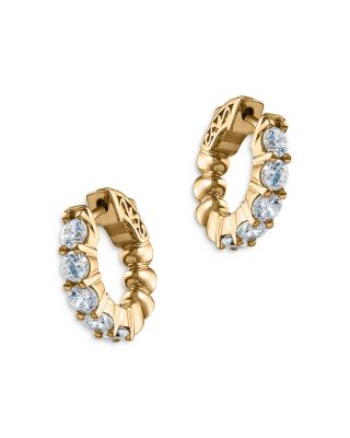 Bloomingdale's Fine Collection Diamond Huggie Hoop Earrings in 14K Yellow Gold, 1.50 ct. t. w. - Exclusive