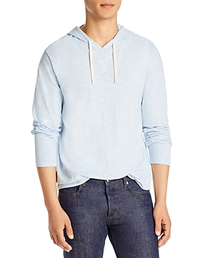 Vince Slim Fit Huntington Thermal Hoodie In Shirting Blue