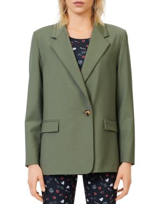 Maje - Vasta Wool Suit Jacket