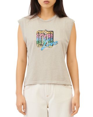 womens sleeveless graphic tees