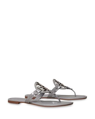 gray tory burch sandals