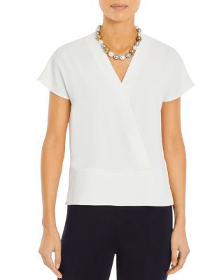 Misook - Faux Wrap Top