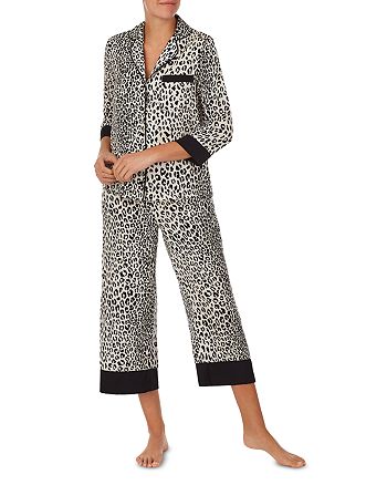 kate spade new york Leopard Print Capri Pajama Set | Bloomingdale's