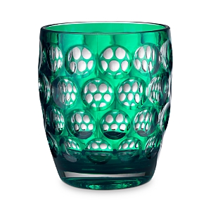 Mario Luca Giusti Acrylic Lente Tumbler Glass In Green