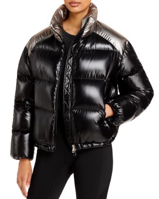 ジャケット・アウター moncler twotone puffer jacket Moncler Cuscute Two Tone Cropped Puffer Jacket | Bloomingdale's