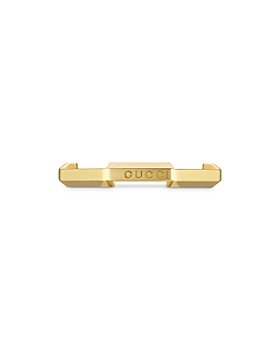 Gucci - 18K Yellow Gold Link To Love Mirror Ring