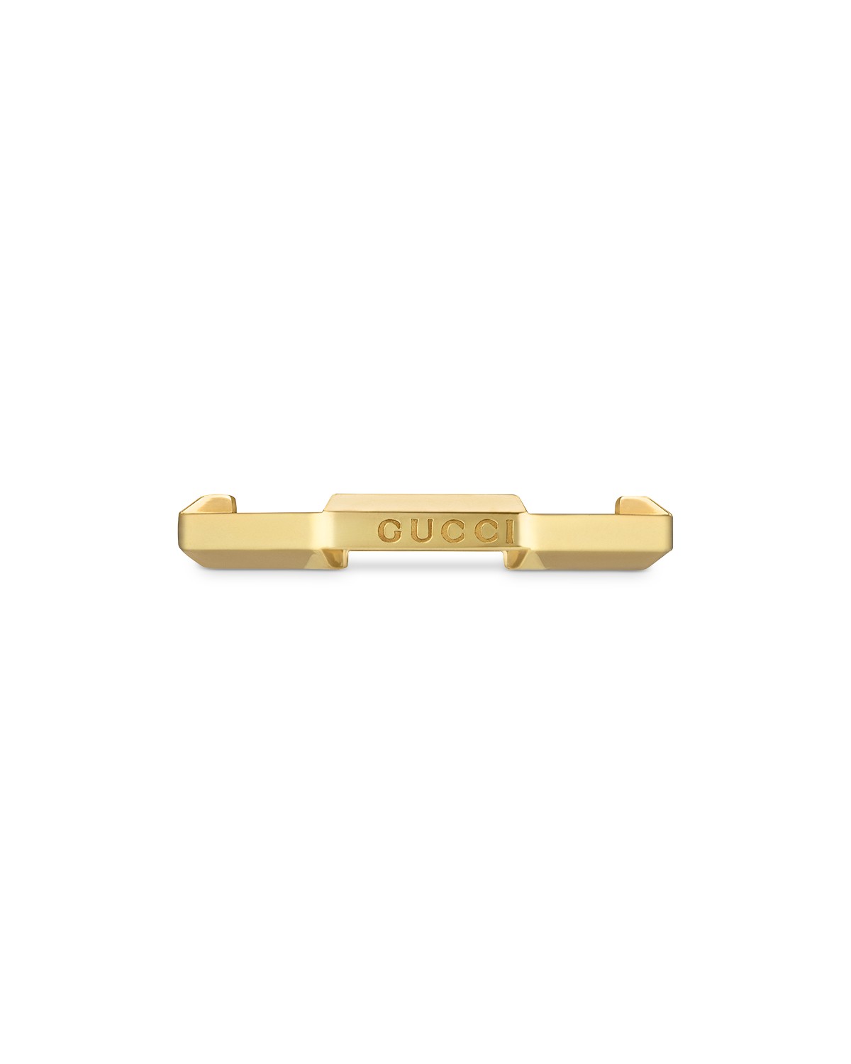 18K Yellow Gold Link To Love Mirror Ring