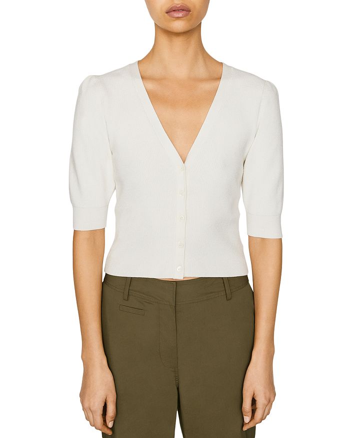 FRAME Jocelyn ShortSleeve Cardigan Bloomingdale's