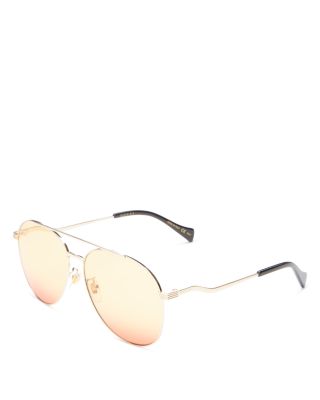 59mm aviator sunglasses gucci