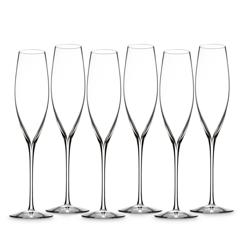 Waterford Elegance Classic Champagne Toasting Flutes, Set of 6