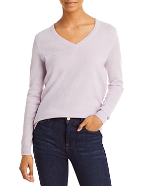 C By Bloomingdale's V-neck Cashmere Sweater - 100% Exclusive In Iris