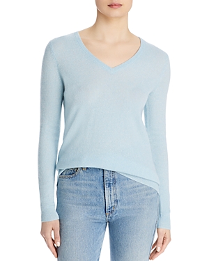 C By Bloomingdale's V-neck Cashmere Sweater - 100% Exclusive In Bright Sky