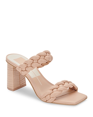 Dolce Vita Women's Paily Braided Two-band City Sandals Women's Shoes In Cream