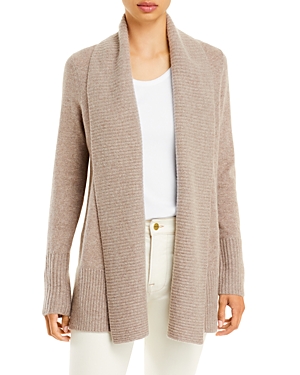 C by Bloomingdale's Cashmere Open Front Cardigan With Pockets - 100%  Exclusive