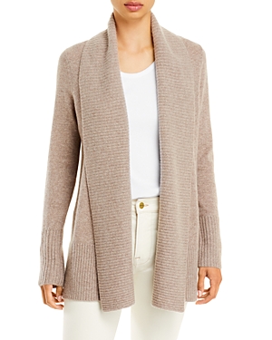 C By Bloomingdale's Shawl-collar Cashmere Cardigan - Exclusive In Sesame