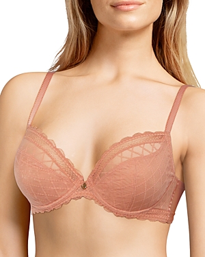 Chantelle C Chic Sexy Plunge Underwire Bra In Foundation