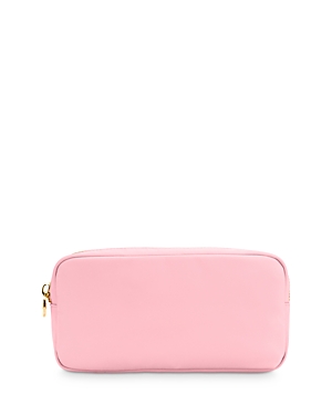 Stoney Clover Lane Classic Small Nylon Pouch In Flamingo/gold