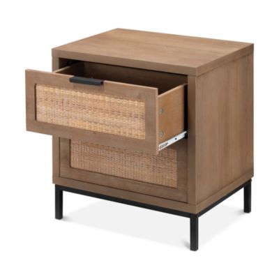 Reed 2 Drawer Side Table