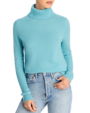 Aqua Cashmere Cashmere Turtleneck Sweater - 100% Exclusive In Sage