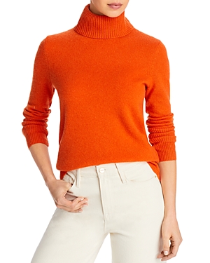 Aqua Cashmere Cashmere Turtleneck Sweater - 100% Exclusive In Harvest