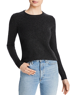C By Bloomingdale's Crewneck Cashmere Sweater - 100% Exclusive In Dark Gray