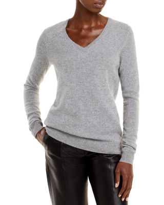 C By Bloomingdale's Cashmere C By Bloomingdale's V-Neck Cashmere ...