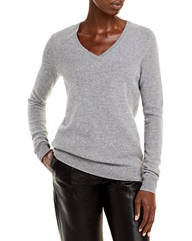 C by Bloomingdale's Cashmere - V-Neck Cashmere Sweater - 100% Exclusive 