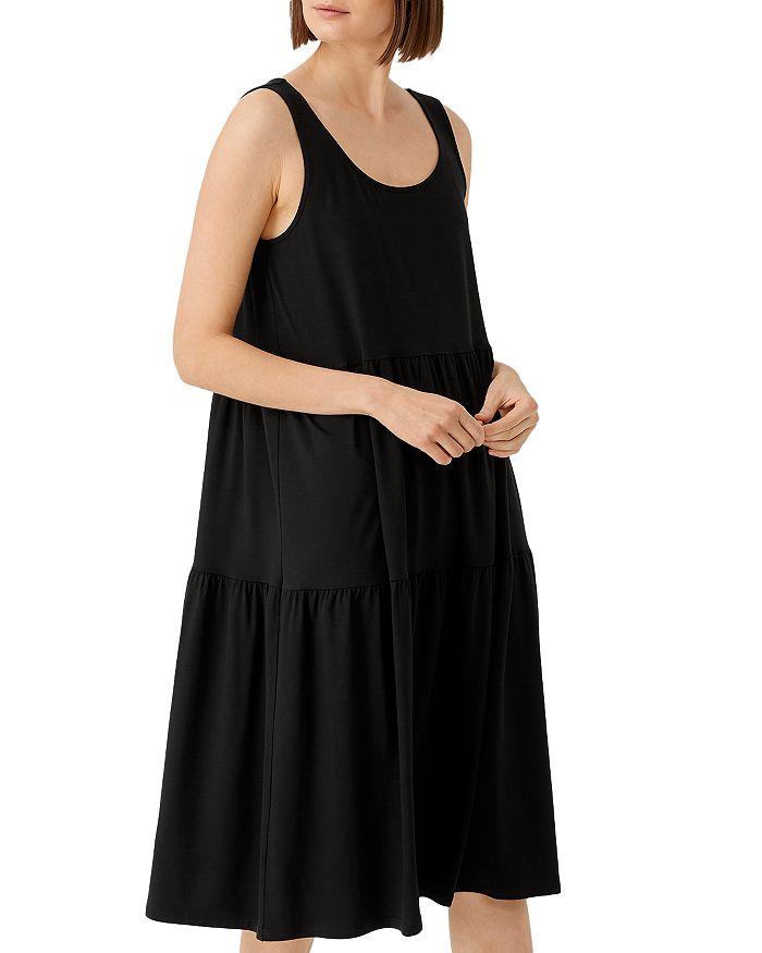 Eileen Fisher Jersey Tiered Dress | Bloomingdale's