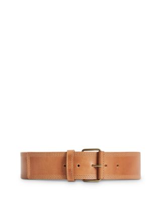 reiss lou leather waist belt