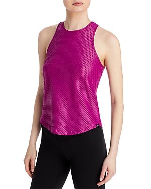 Koral Aerate Mesh Tank In Rose Orchid
