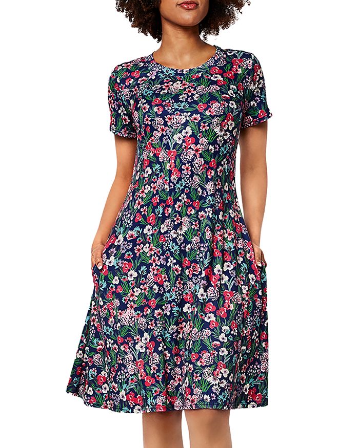 Leota - Maci Floral Print Fit And Flare Dress