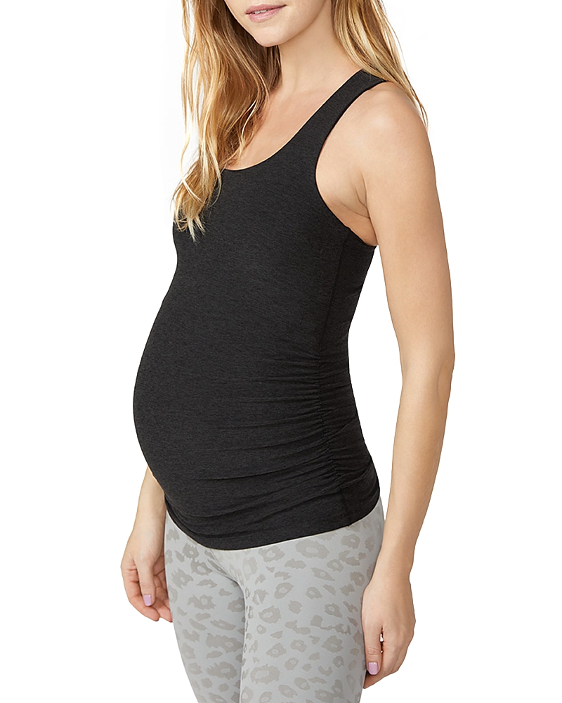 Beyond Yoga Spacedye Step Up Racerback Tank In Darkest Night