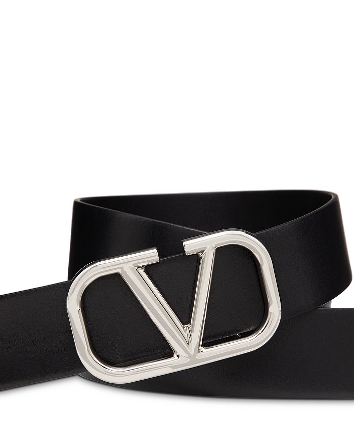 Valentino Buckle Leather Belt | Bloomingdale's