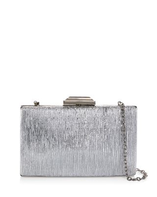white and silver clutch