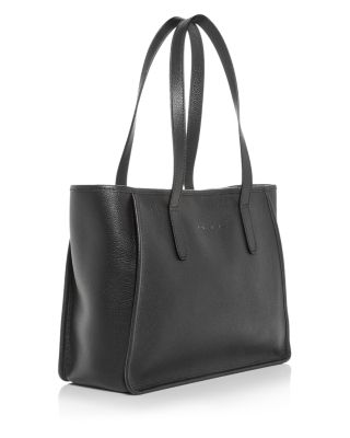 Le Foulonné Large Leather Shoulder Tote