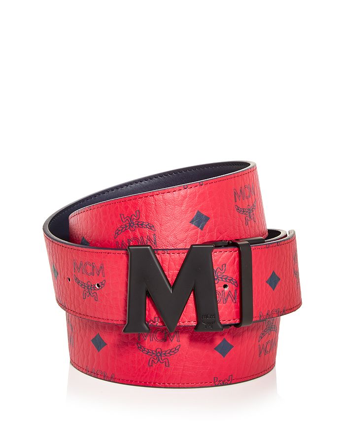 Mcm Men's Belt - Red