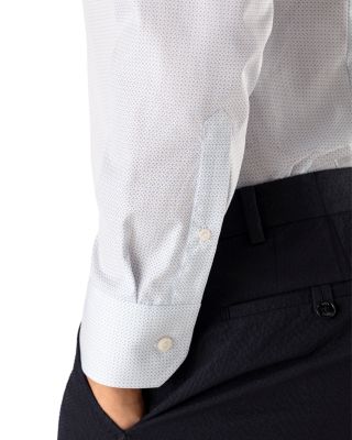 Micro Print Contemporary Fit Dress Shirt