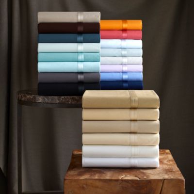 Nocturne Sateen Flat Sheet, Full/Queen