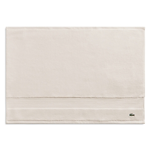 Shop Lacoste Heritage Antimicrobial Tub Mat In Chalk