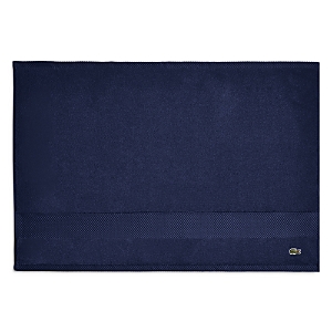 Shop Lacoste Heritage Antimicrobial Tub Mat In Navy
