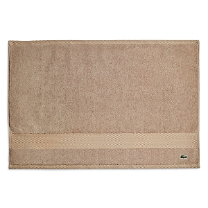 Lacoste Heritage Antimicrobial Tub Mat In Sand