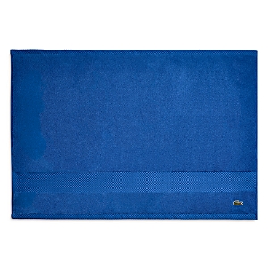 Lacoste Heritage Antimicrobial Tub Mat In Surf Blue