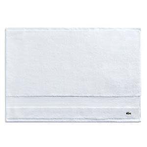 Lacoste Heritage Antimicrobial Tub Mat In White