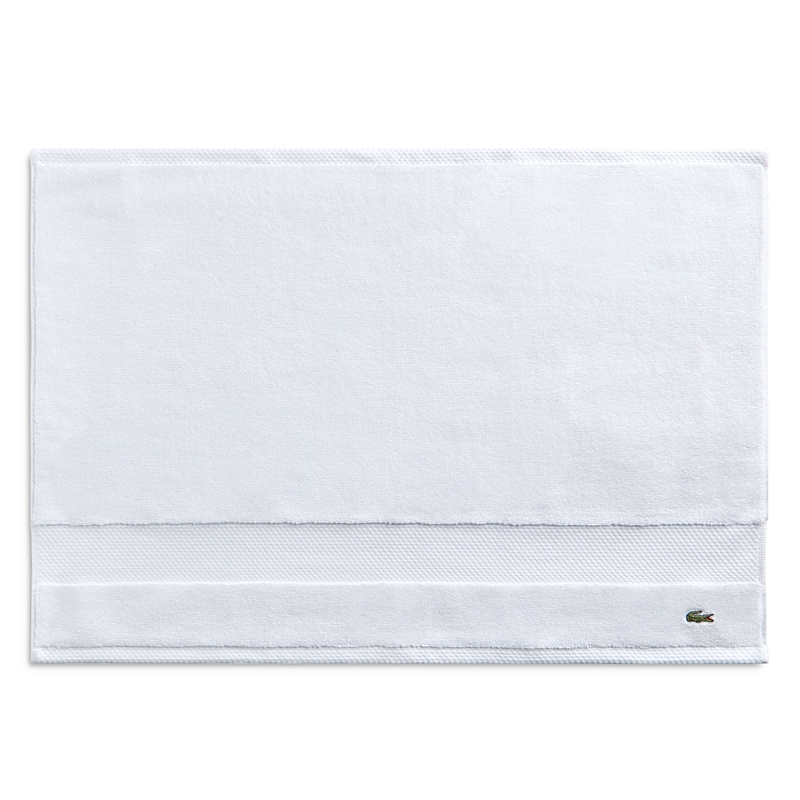 Lacoste Heritage Antimicrobial Tub Mat In White