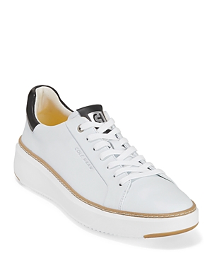 Cole Haan Grandpro Topspin Low Top Sneakers In Optic White