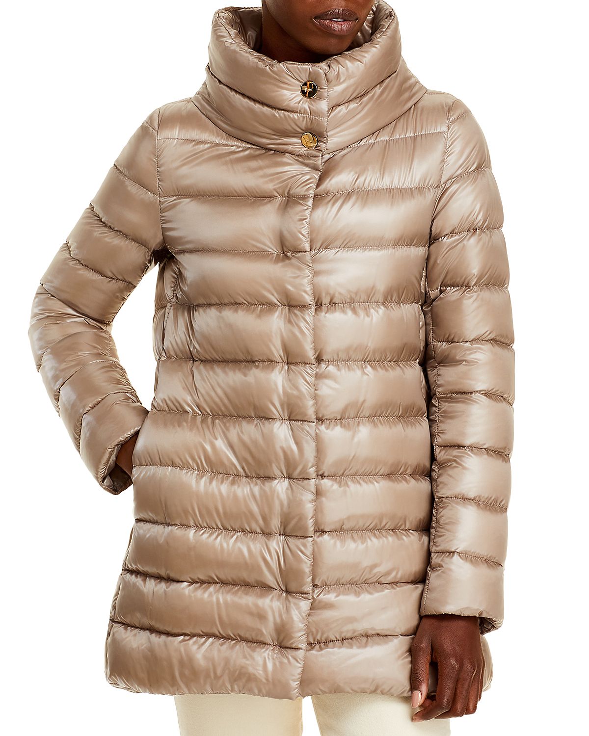 Herno Amelia Stand Collar Down Puffer Coat
