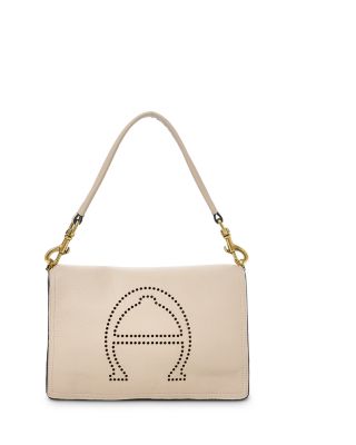 Etienne Aigner Stella Medium Leather Satchel In Latte gold ModeSens